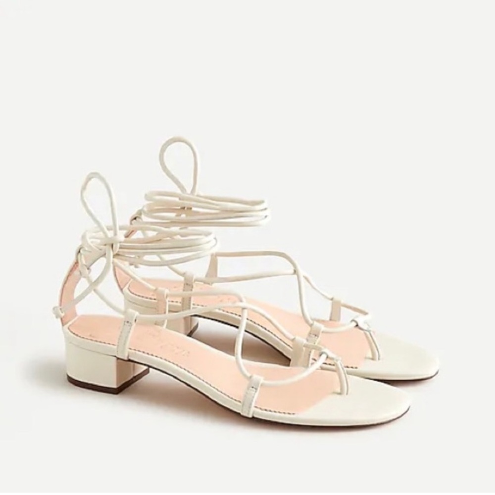 Jcrew Leather low heel size 7.5